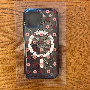 Coach Floral iPhone 13 Case - Pink Floral